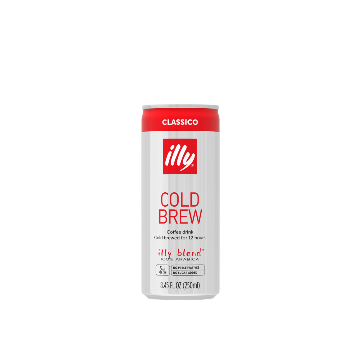 front of a can of illy cold brew coffee Image1