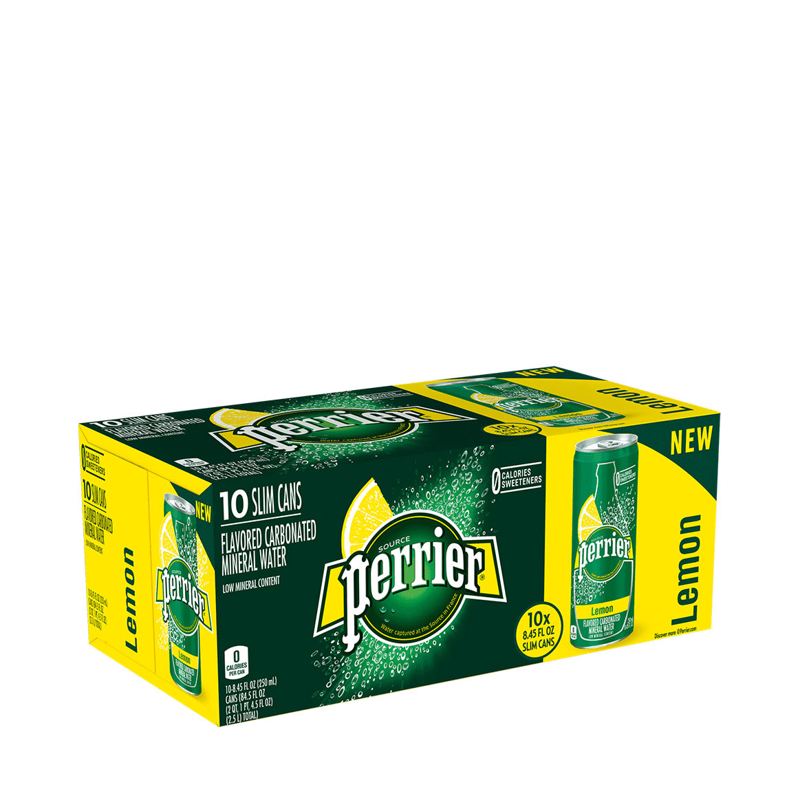 Perrier® Carbonated Mineral Water Slim Cans - Lemon Image1