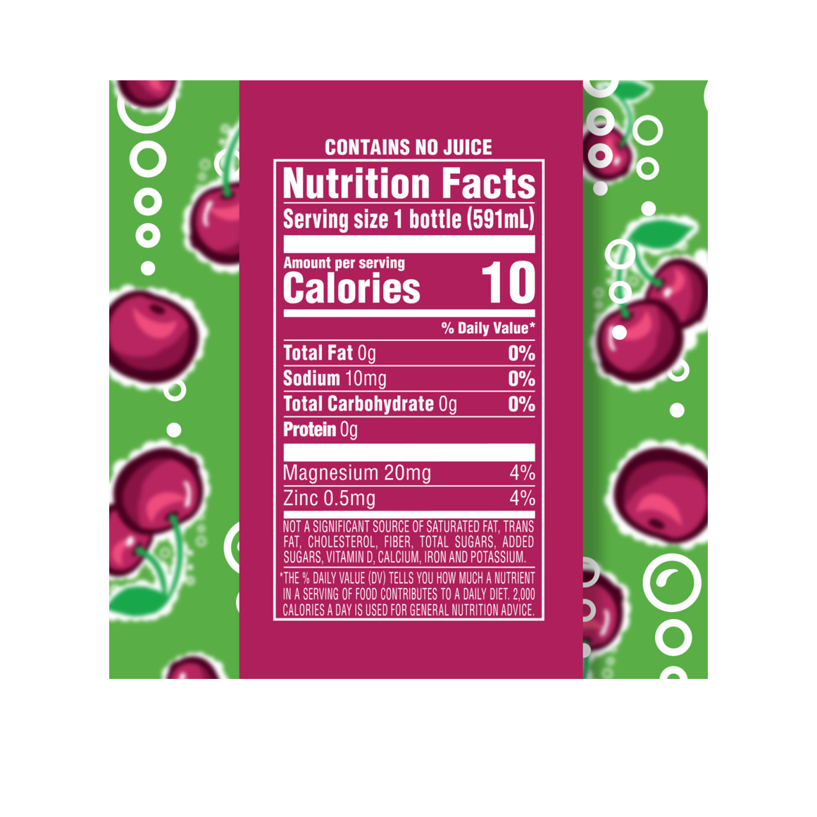 Splash Fizz™ Black Cherry Flavor Sparkling Water Beverage 20 Fl Oz