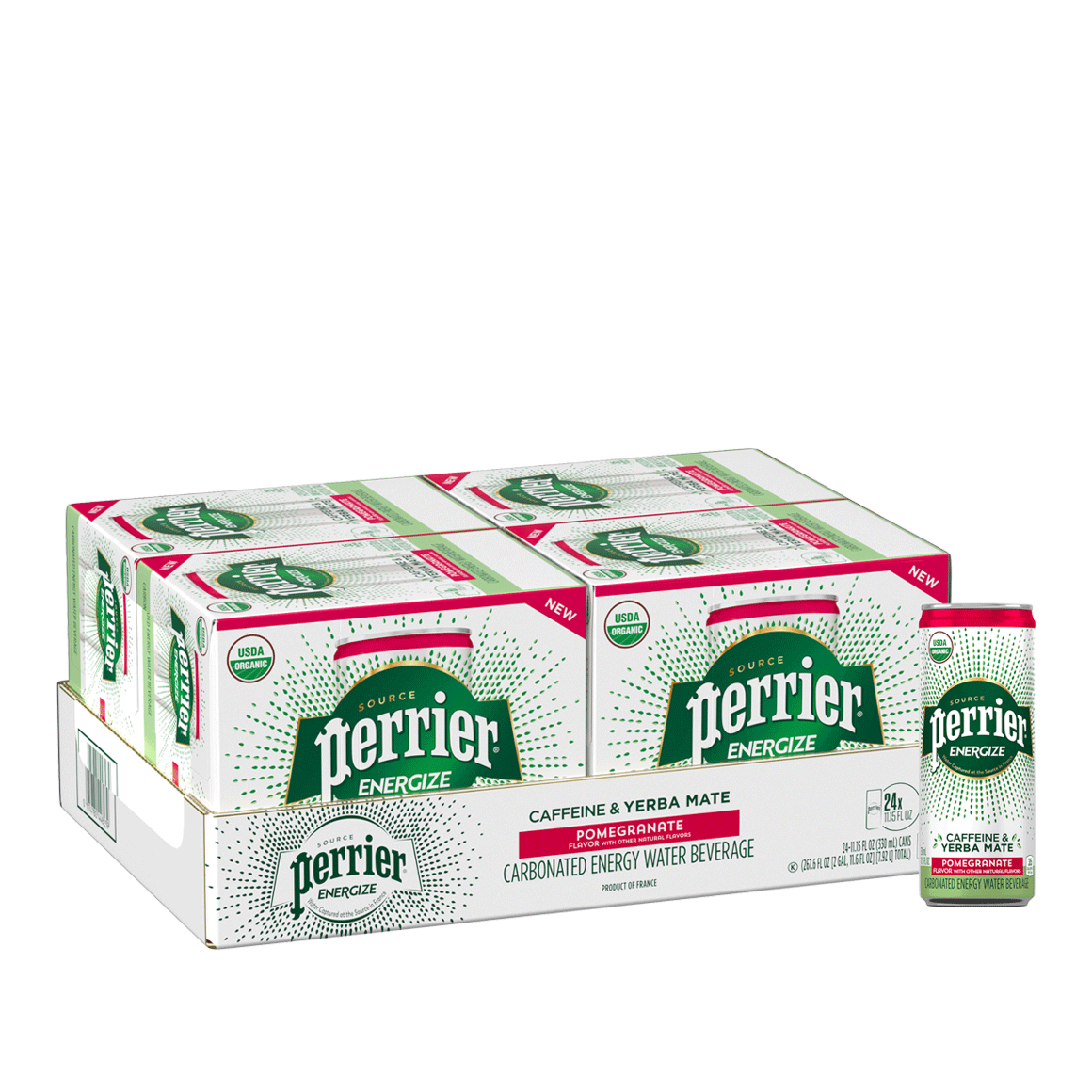 Perrier® Energize Pomegranate Flavored Carbonated Energy Water