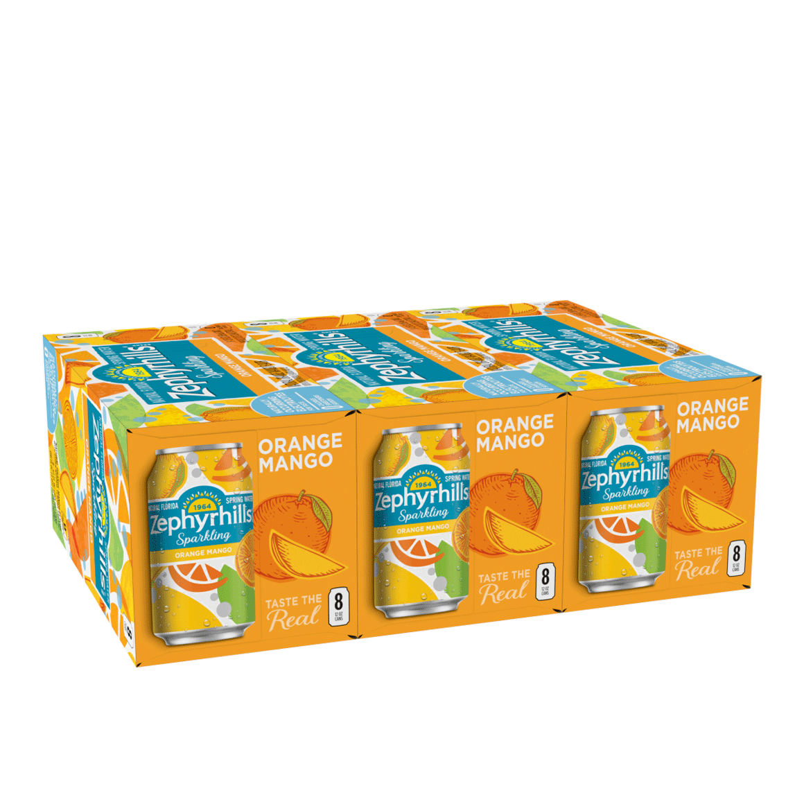 Zephyrhills® Orange Mango Sparkling Water Image1