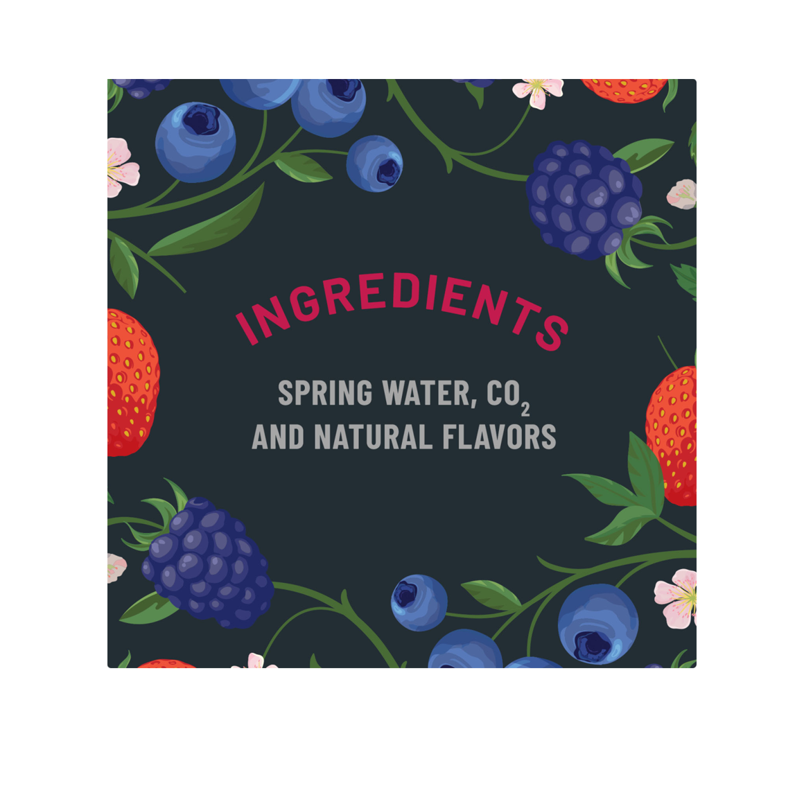 ORIGIN™ Berry Flavor Sparkling Water 12 Fl Oz Aluminum Cans (24 Pack) Image5