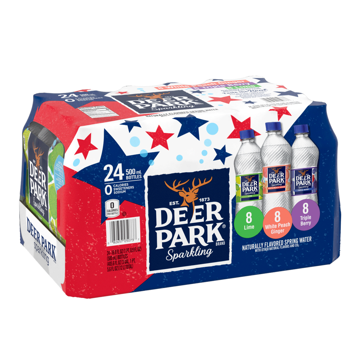 Deer Park® Rainbow Flavored Sparkling Water Variety Pack Image1