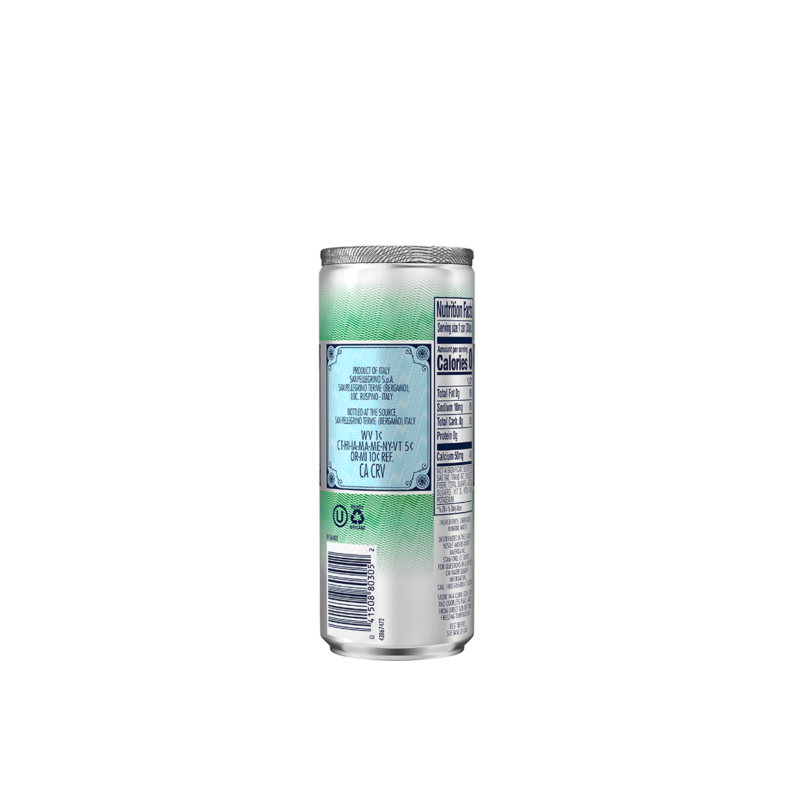 S.Pellegrino® Unflavored Sparkling Natural Mineral Water - Slim Cans Image2