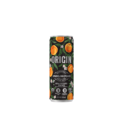 origin peach flavored sparkling water 12 ounce cans 24 pack