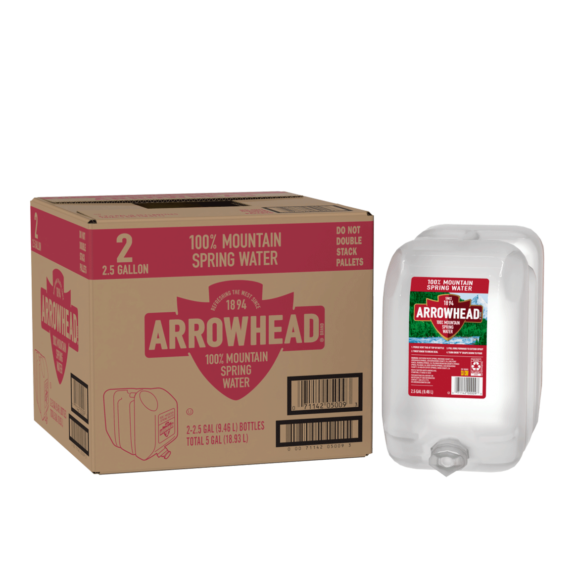 Arrowhead® 100% Mountain Spring Water