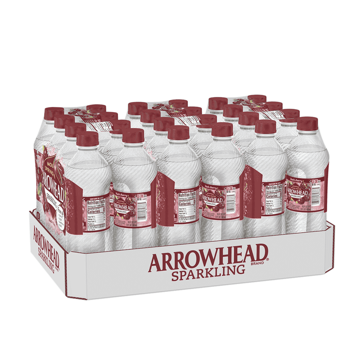 Arrowhead® Brand Sparkling 100% Mountain Spring Water - Black Cherry Image2