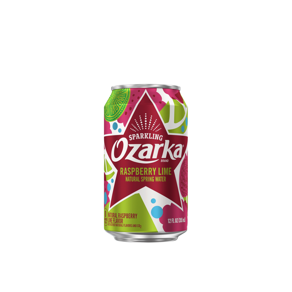 Ozarka® Raspberry Lime Sparkling Water Image2