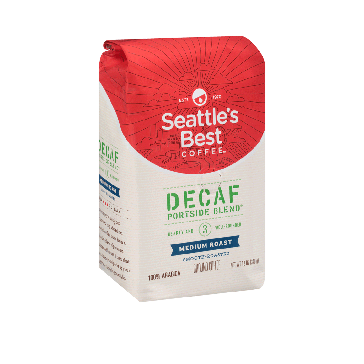 Seattle's Best Decaf Ground Coffee Portside Blend