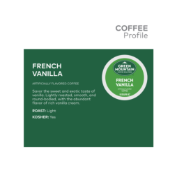coffee profile for green mountain french vanilla coffee k cup