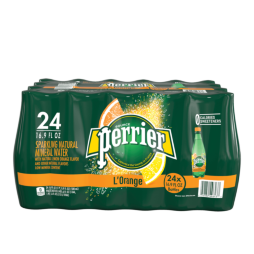 Perrier® Sparkling Carbonated Mineral Water - L'Orange Perrier® Sparkling Carbonated Mineral Water - L'Orange
