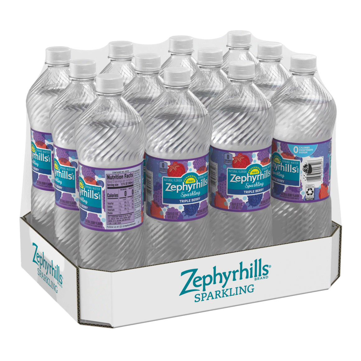 Zephyrhills® Triple Berry Sparkling Water Image1