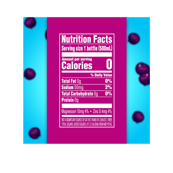 Splash Blast, Flavored Water Beverage, Acai Grape Flavor, 16.9 FL OZ Plastic Bottles (24 Count) Image3