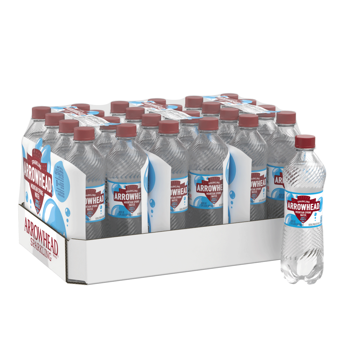 Arrowhead® Brand Sparkling 100% Mountain Spring Water - Simply Bubbles