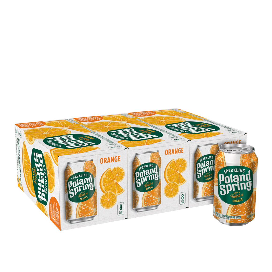 Poland Spring® Orange Sparkling Water