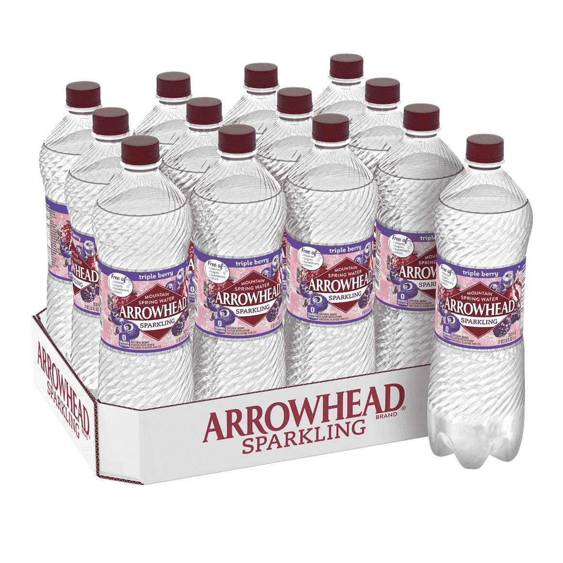 Arrowhead® Brand Sparkling 100% Mountain Spring Water - Triple Berry