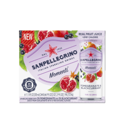 Sanpellegrino® Momenti Sparkling Fruit Beverages - Pomegranate & Black Currant Sanpellegrino® Momenti Sparkling Fruit Beverages - Pomegranate & Black Currant