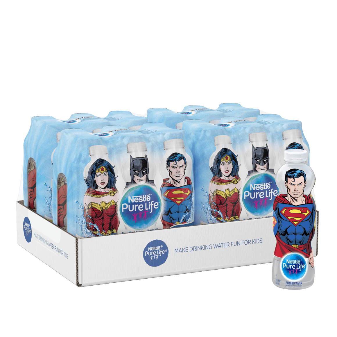Nestlé® Pure Life® DC Comics Super Heroes 11.15 oz PET 24pk
