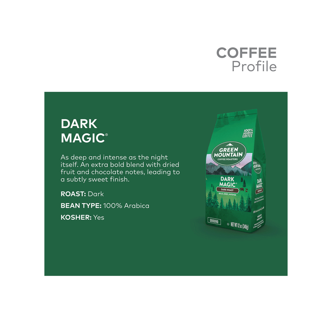 Green Mountain® Ground Coffee - Dark Magic Image2