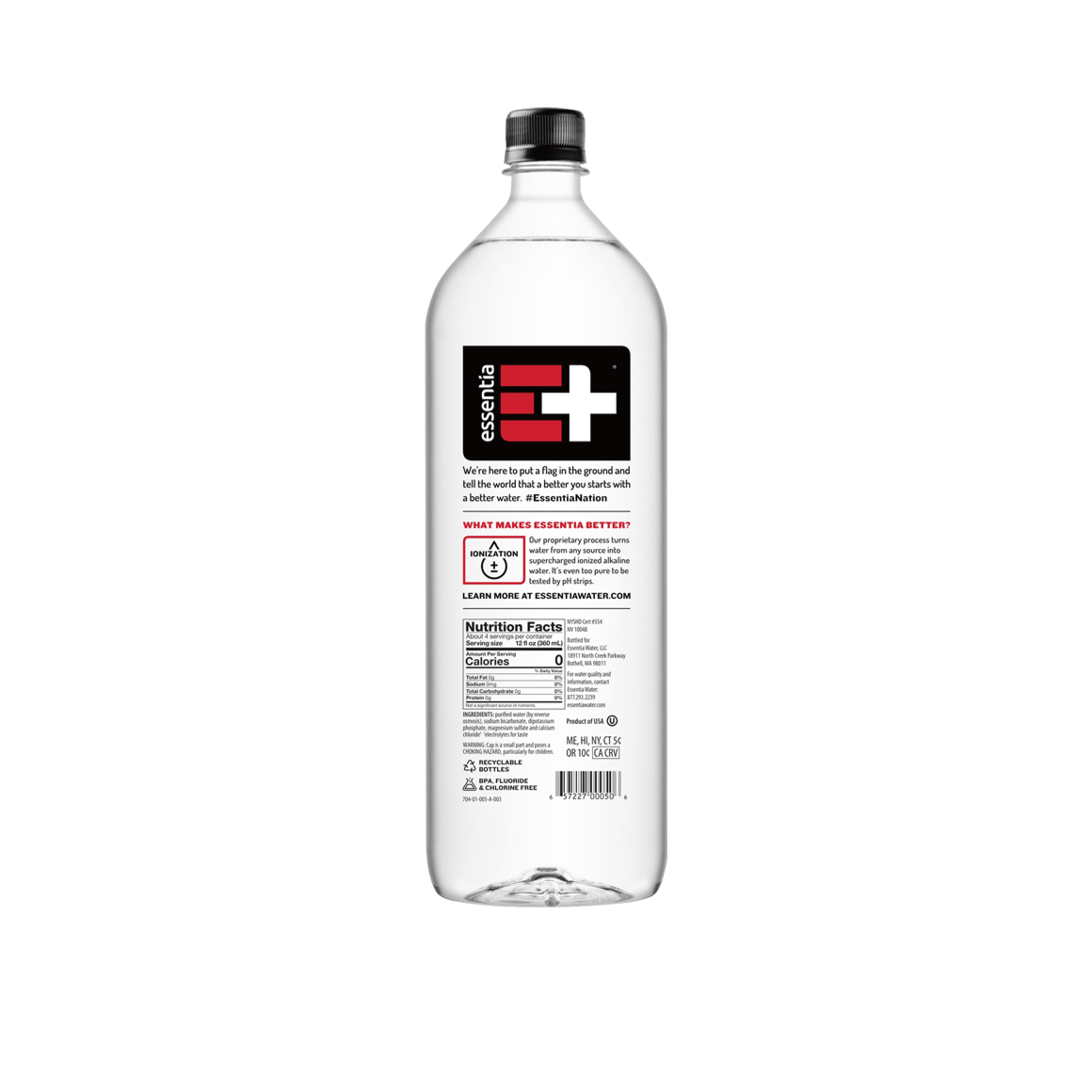 Essentia® Ionized Alkaline Bottled Water Image2