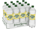 Poland Spring® Brand Sparkling 100% Natural Spring Water - Lively Lemon Poland Spring® Brand Sparkling 100% Natural Spring Water - Lively Lemon