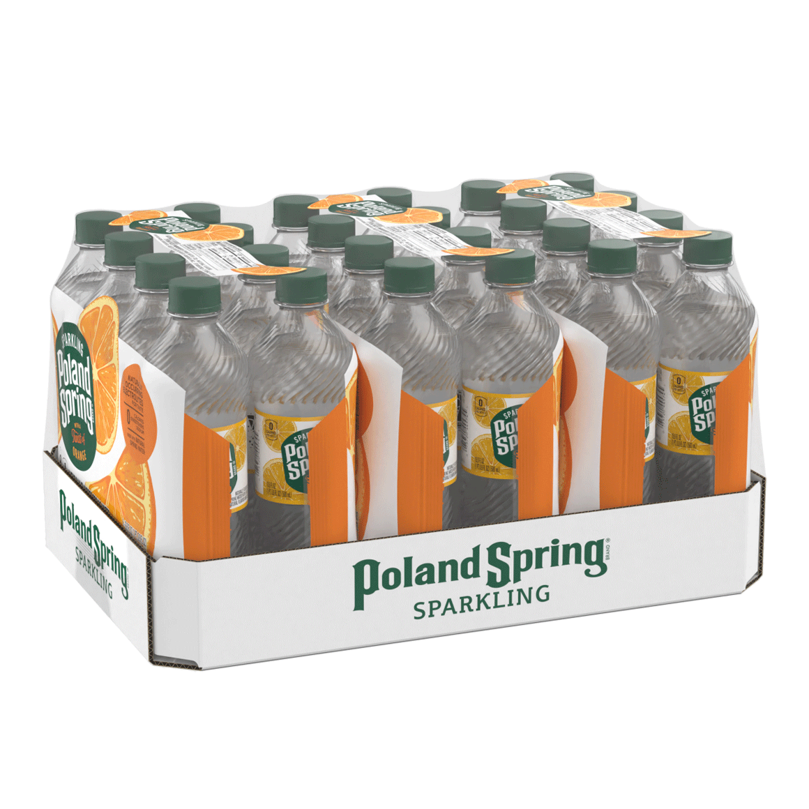 Poland Spring® Orange Sparkling Water Image1