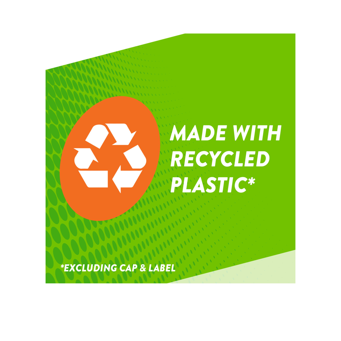 action water made with recycled plastic logo Image3