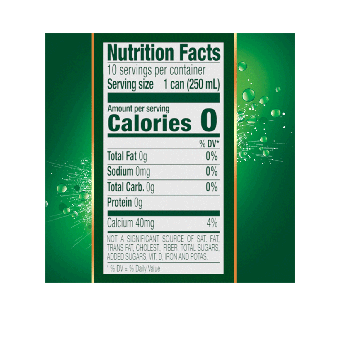 Perrier® L'Orange Flavored Carbonated Mineral Water - Slim Cans Image3