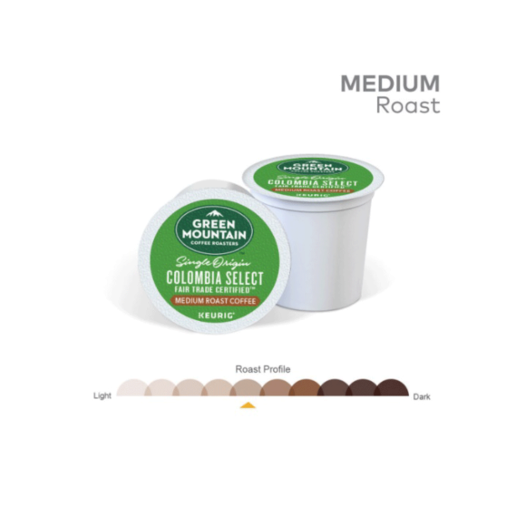 green mountain k cup columbia coffee pod, roast profile medium Image2