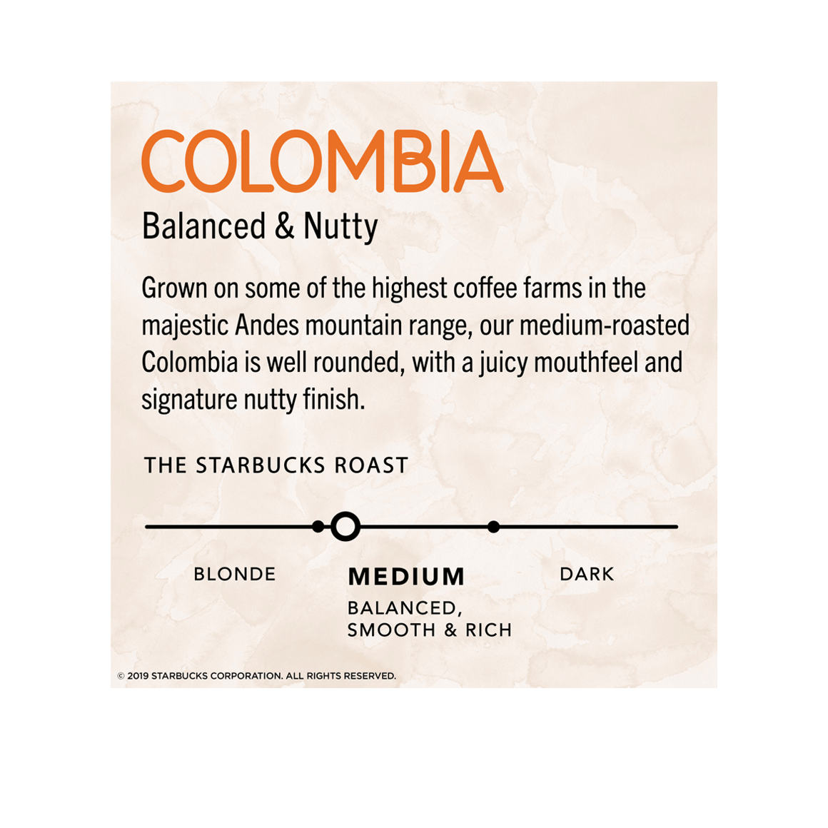 Package of Starbucks VIA Colombia instant coffee Image3