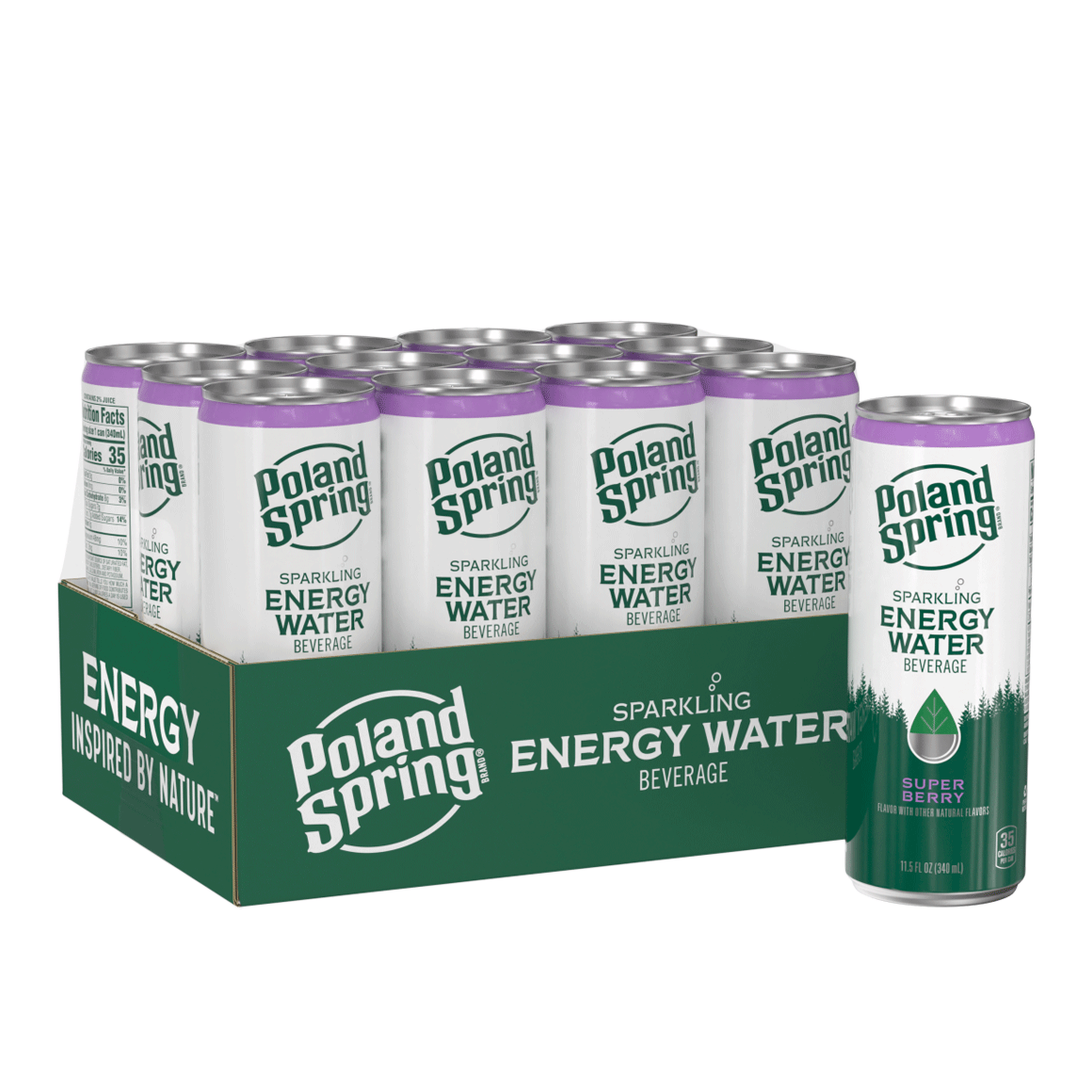 Poland Spring® Sparkling Energy - Super Berry