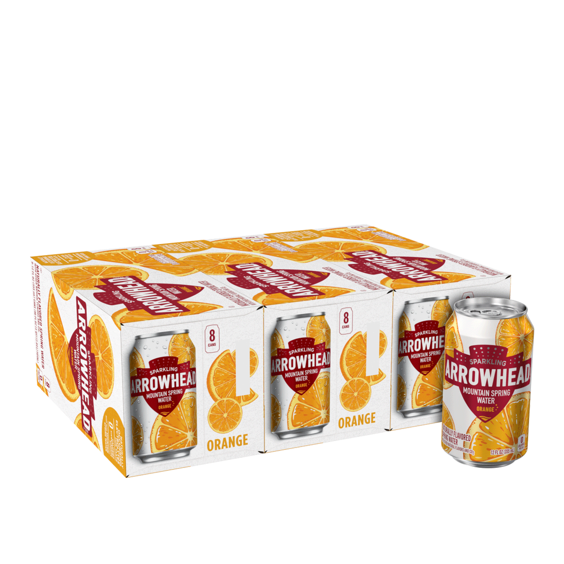 Arrowhead® Brand Sparkling 100% Mountain Spring Water - Orange