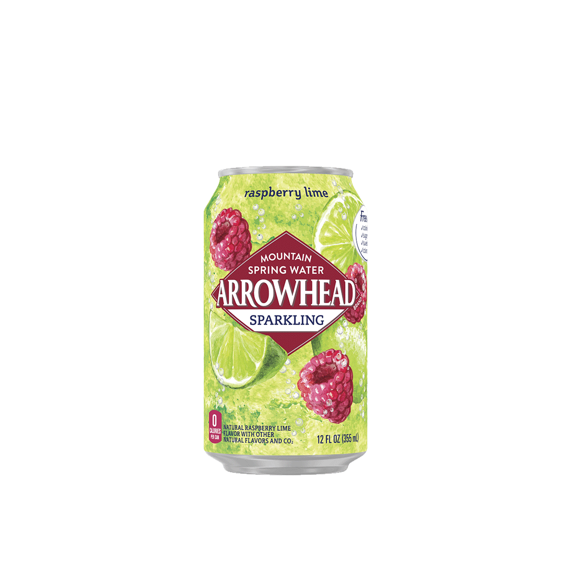 Arrowhead® Brand Sparkling 100% Mountain Spring Water - Raspberry Lime Image2