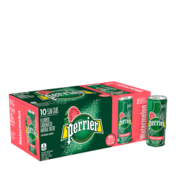 Perrier® Sparkling Carbonated Mineral Water Slim Cans - Watermelon Perrier® Sparkling Carbonated Mineral Water Slim Cans - Watermelon