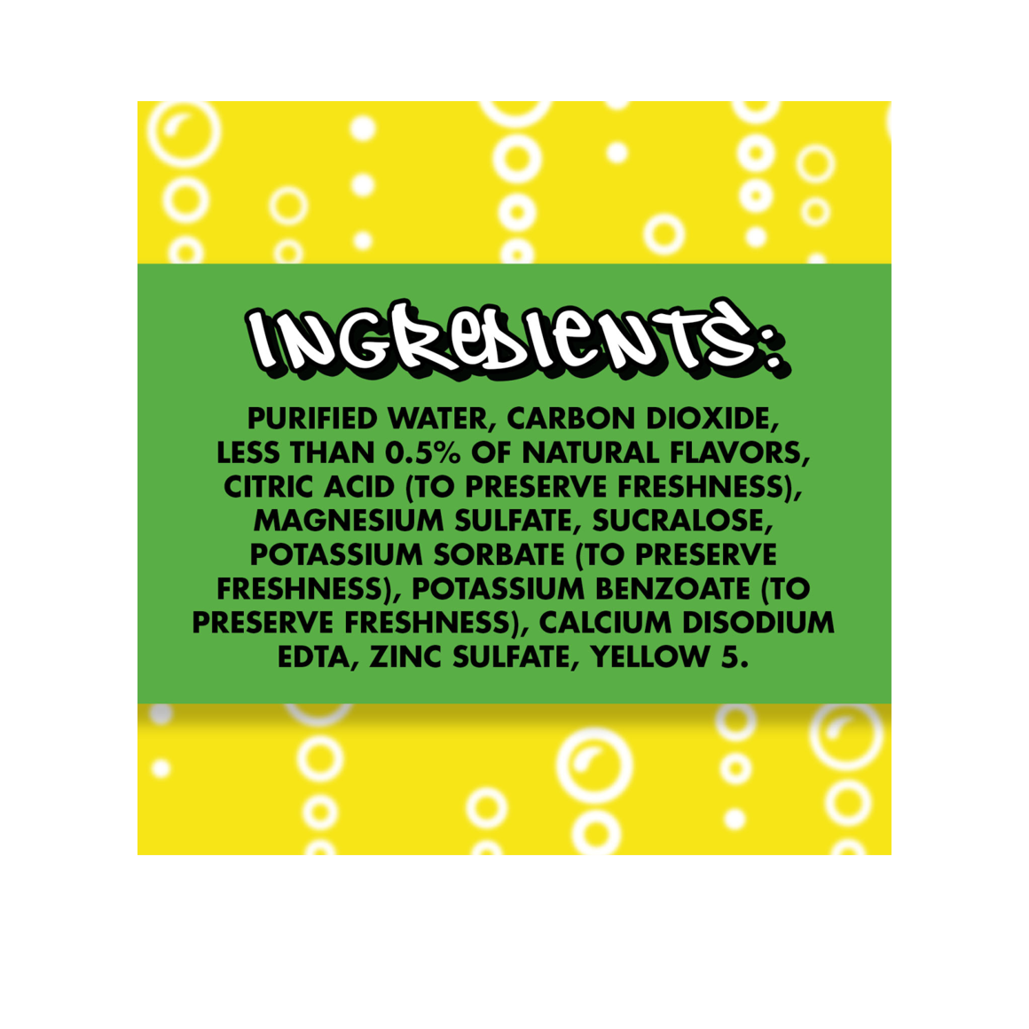 Splash Fizz™ Lemonade Flavored Sparkling Water Beverage 20 Fl Oz Plastic Bottles (12 Pack) Image5