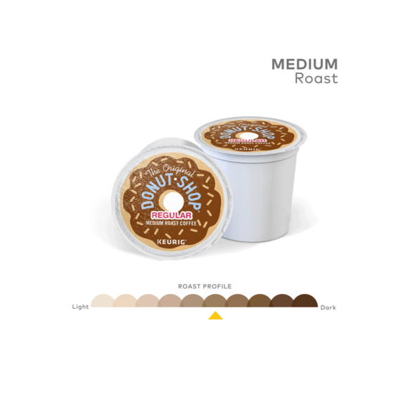 donut shop k cup coffee pod, roast profile medium Image2