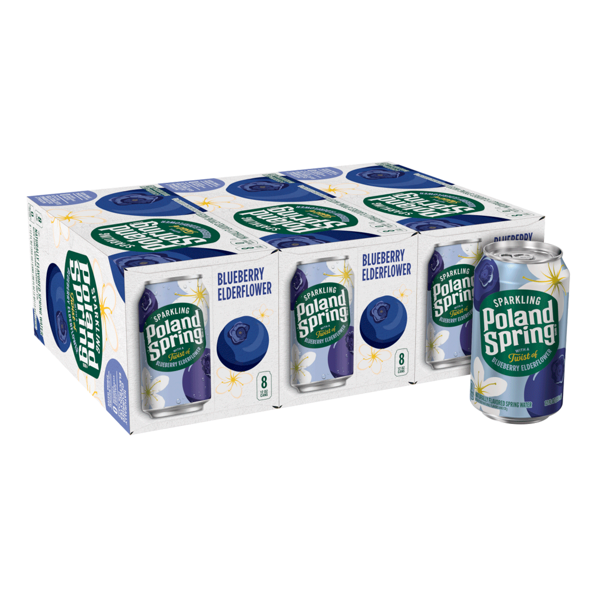Poland Spring® Blueberry Elderflower Sparkling Water