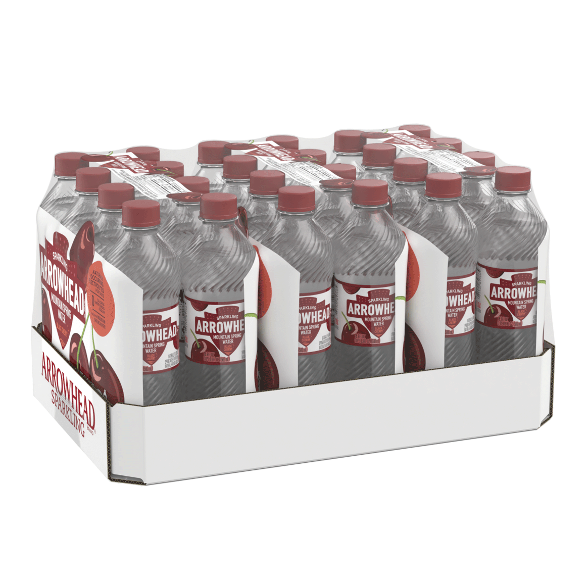 Arrowhead® Brand Sparkling 100% Mountain Spring Water - Black Cherry Image1