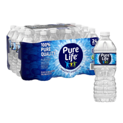 Pure Life® Purified Water 16.9 Fl Oz Plastic Bottle (24 Pack)