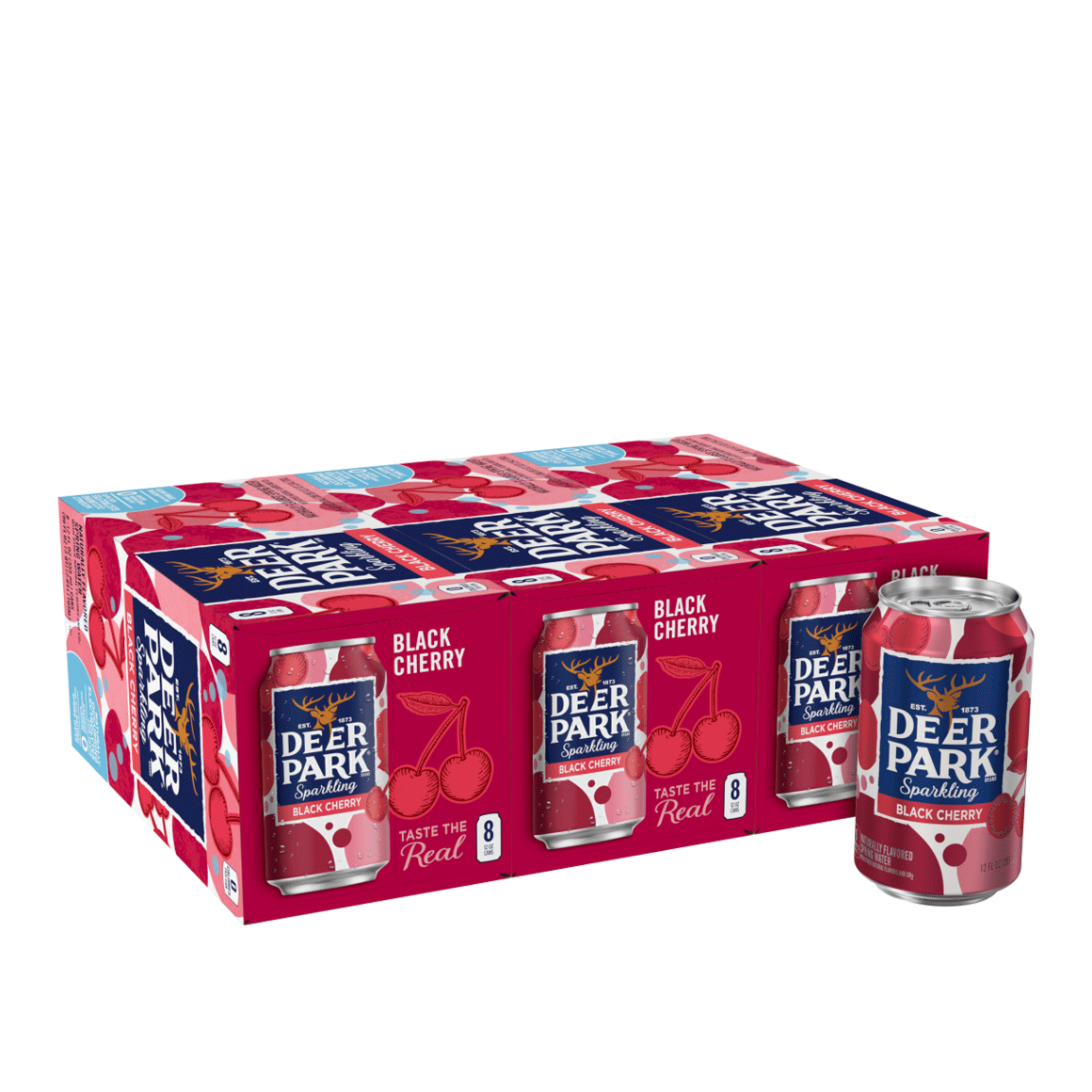 Deer Park Cherry Sparkling Water 12 Oz 24 Pack Readyrefresh
