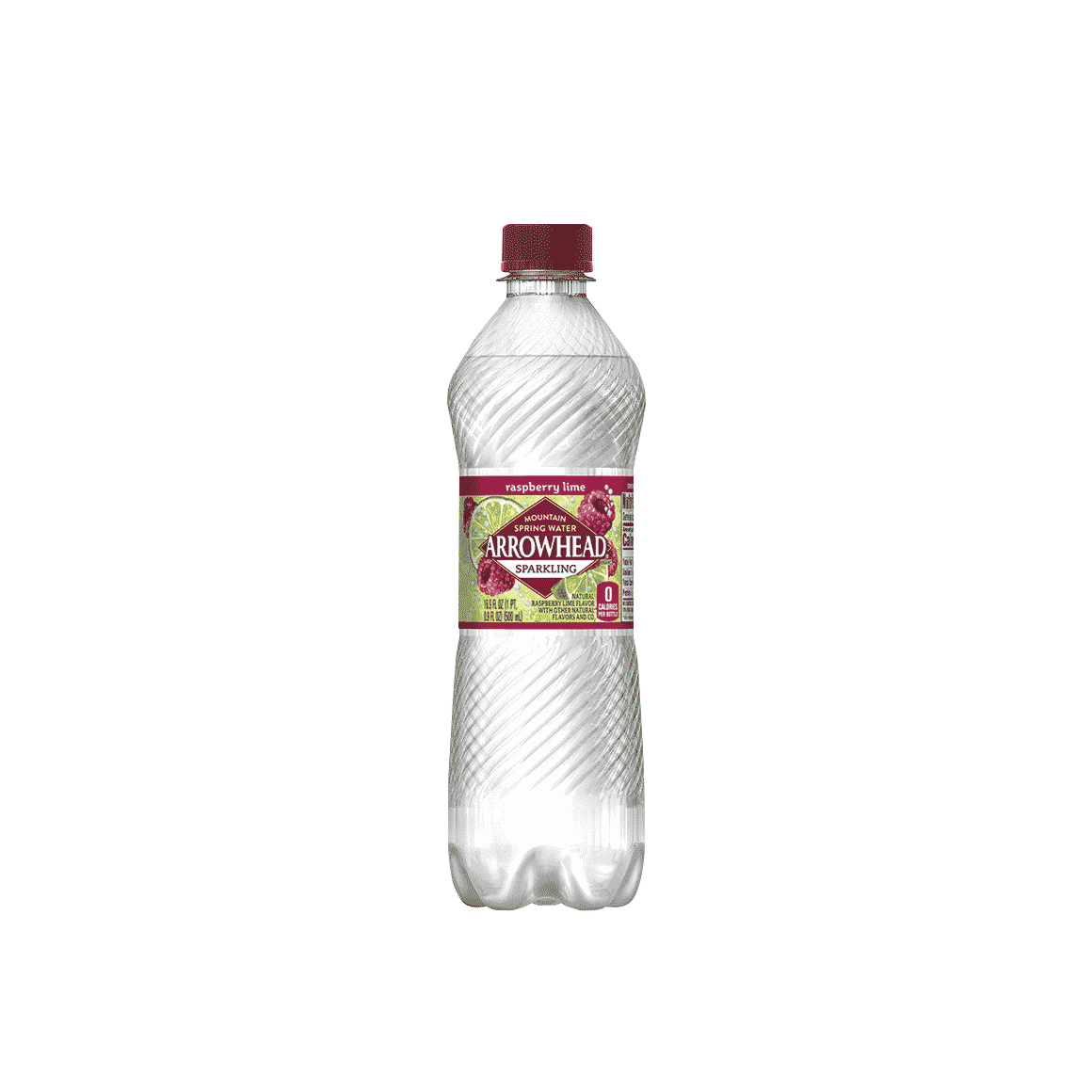 Arrowhead® Brand Sparkling 100% Mountain Spring Water - Raspberry Lime Image1