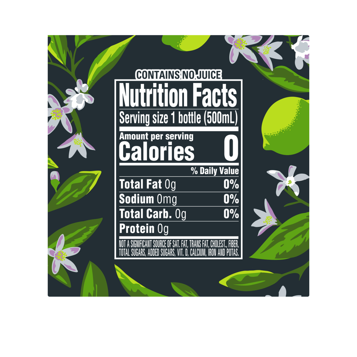 ORIGIN™ Sparkling Water Lime Flavor 16.9 Fl Oz Recycled Plastic Bottle (24 Pack) Image3