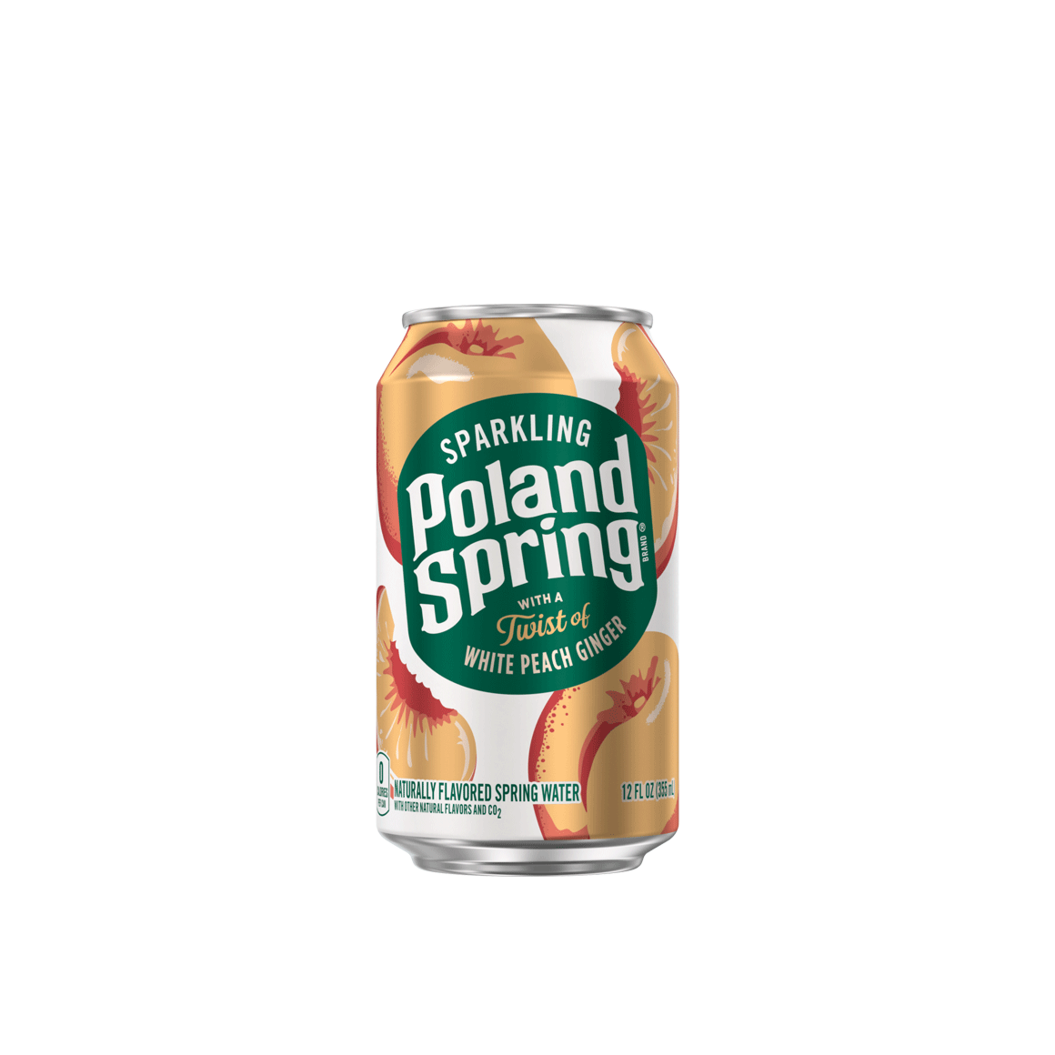 Poland Spring® White Peach Ginger Sparkling Water Image2