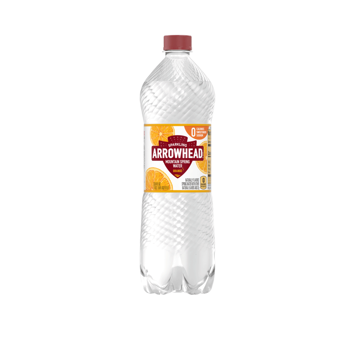 Arrowhead® Brand Sparkling 100% Mountain Spring Water - Orange Image2