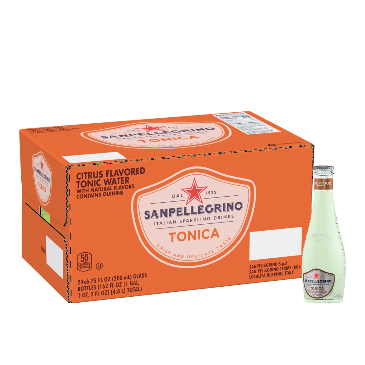 Sanpellegrino® Tonica Citrus Flavored Tonic Water - Glass
