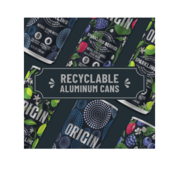 ORIGIN™ Berry Flavor Sparkling Water 12 Fl Oz Aluminum Cans (24 Pack)