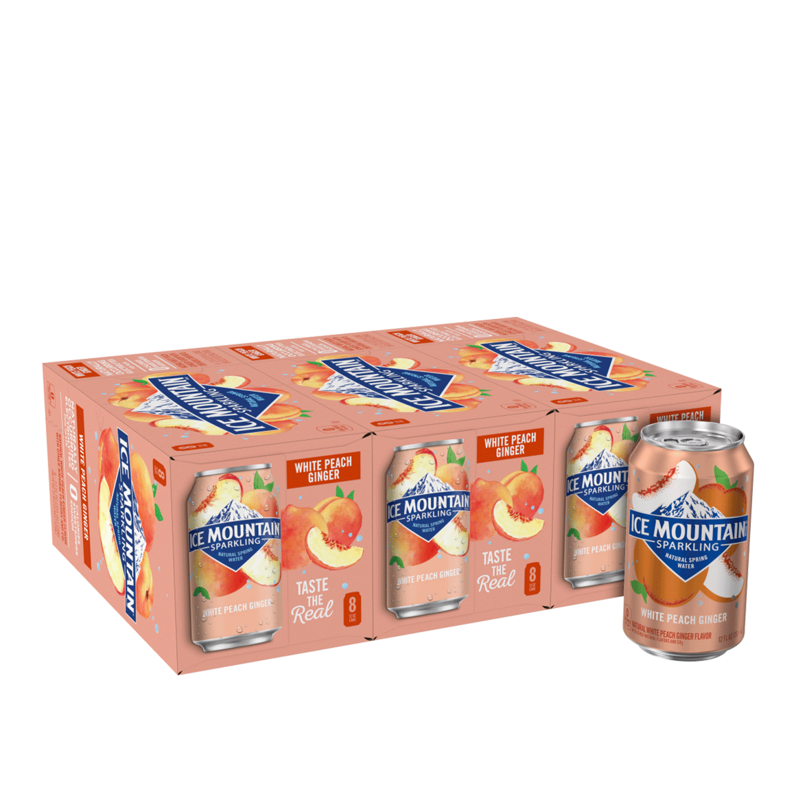 Ice Mountain® White Peach Ginger Sparkling Water