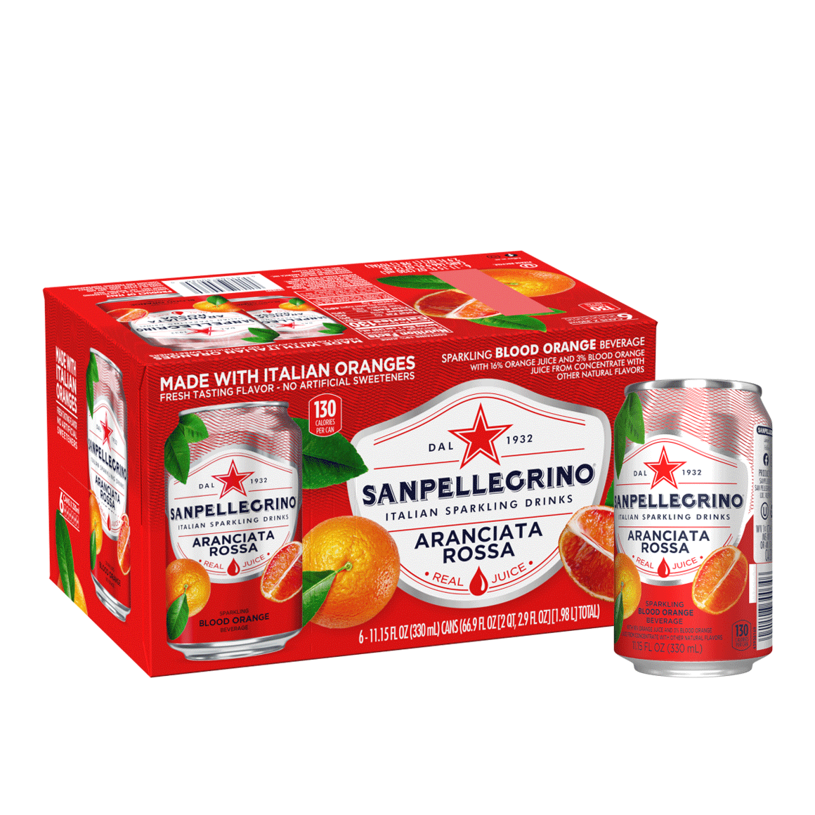 Sanpellegrino® Italian Sparkling Drinks - Aranciata Rossa/Blood Orange