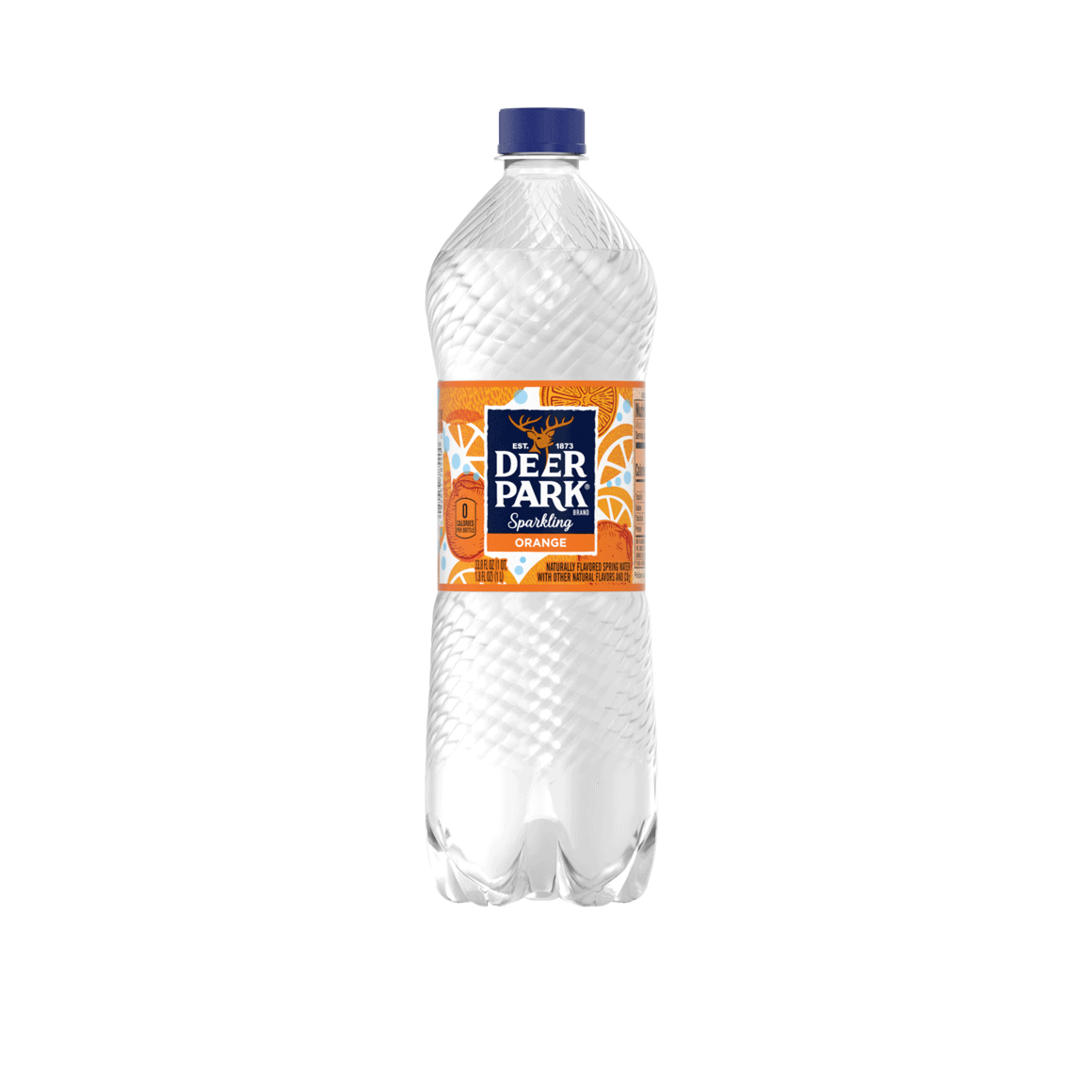 Deer Park® Brand Sparkling 100% Natural Spring Water - Orange Image2