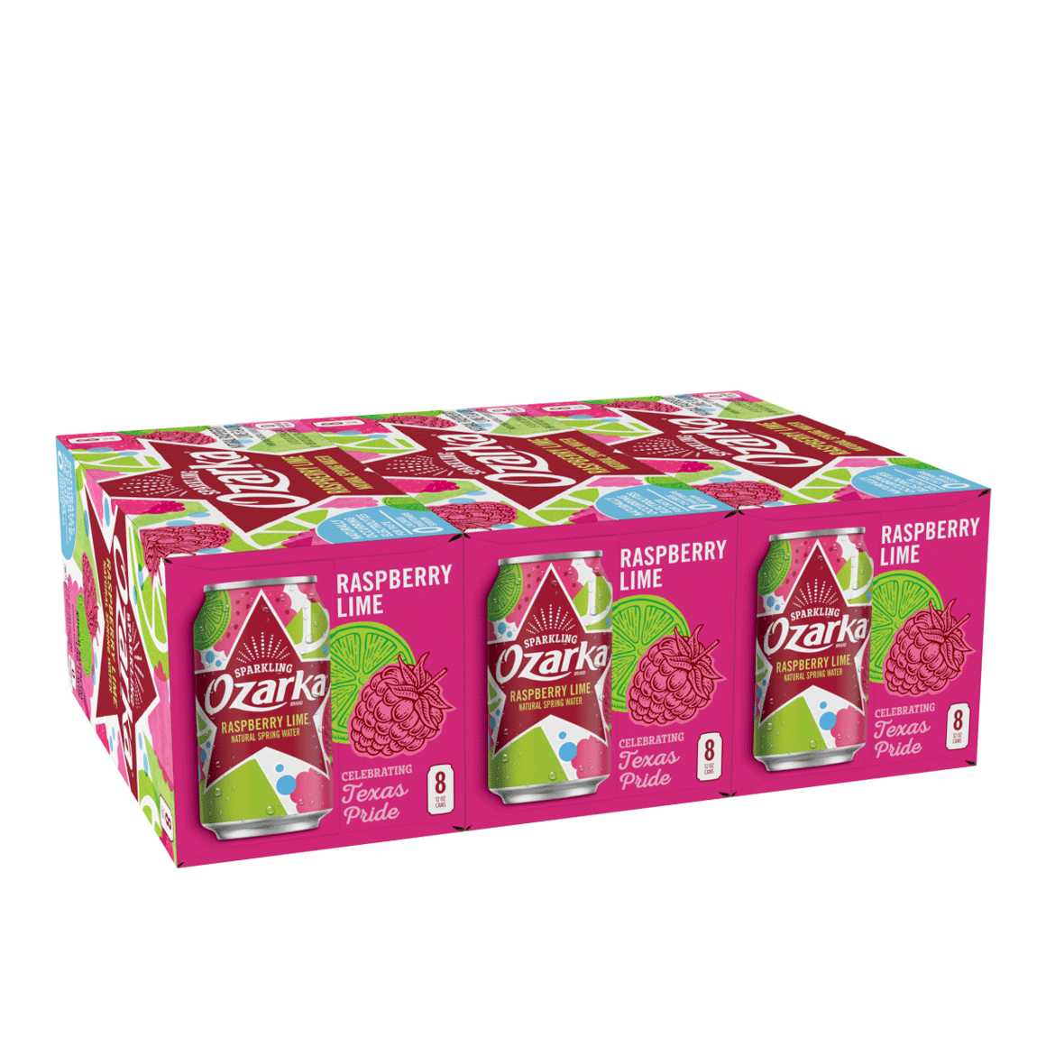 Ozarka® Raspberry Lime Sparkling Water Image1